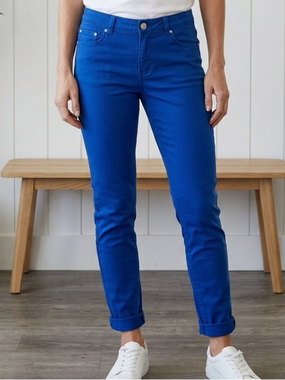 Indigo rein Women's Blue Skinny Jeans‎ Size 11 Mid Rise Denim